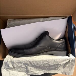 Cole Haan Black Leather Men's Grandflex Comfort Cap Oxford Dress Shoes NIB NWT